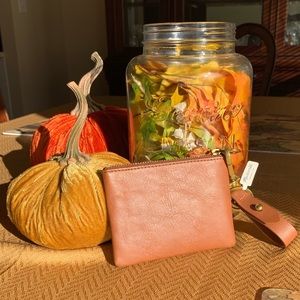 Madewell Genuine Leather card purse & Key chain